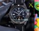 High Replica Breitling Avenger Black Dial Silver Bezel Black Non woven fabric Strap Watch 43mm (3)_th.jpg